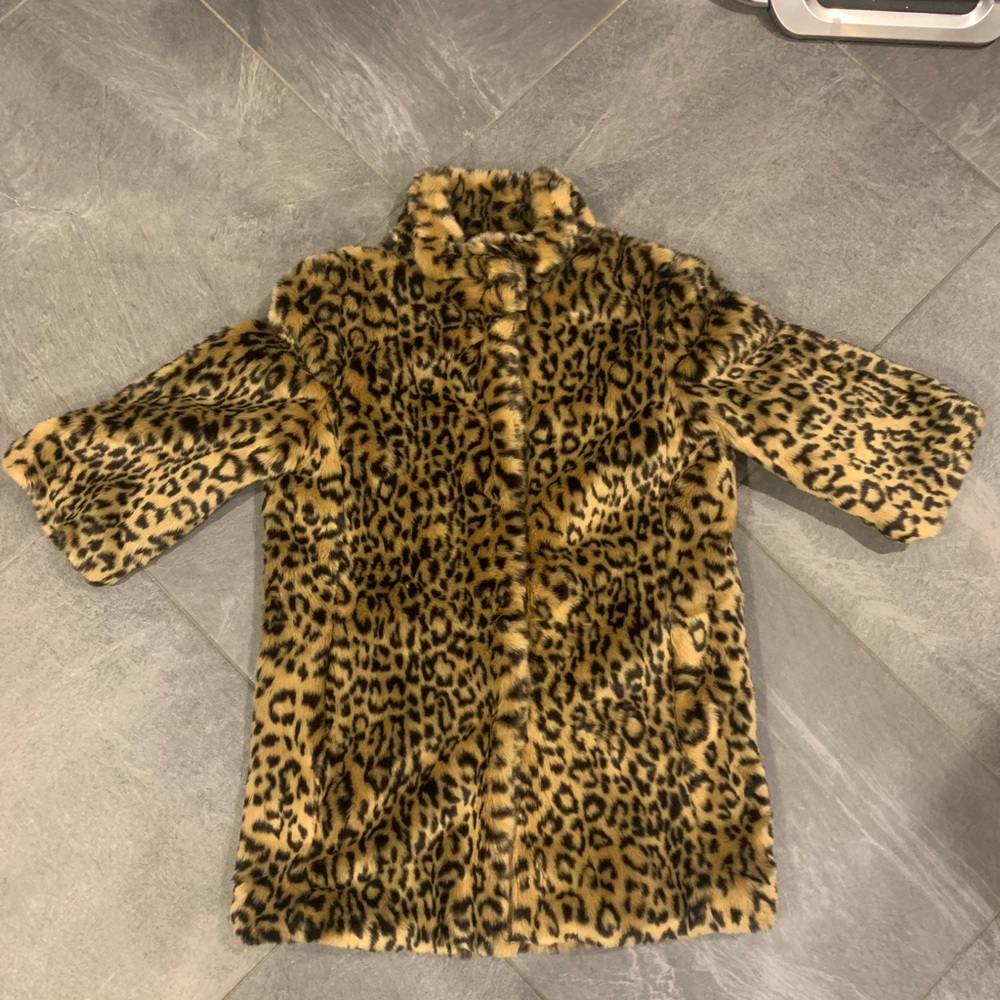 Forever 21 Faux Fur Leopard Coat
